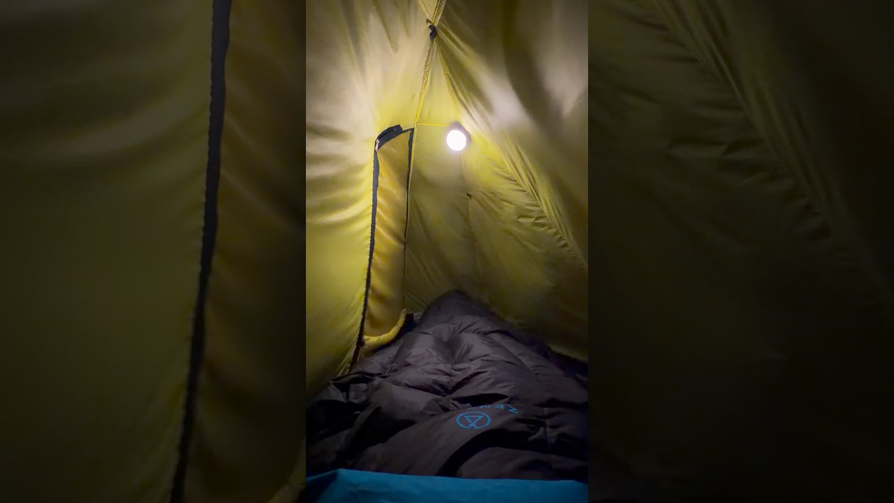 The Hilleberg Soulo doing what it does best! ⛺️🏔️ Full Video on Channel 👍 #camping #rain #storm