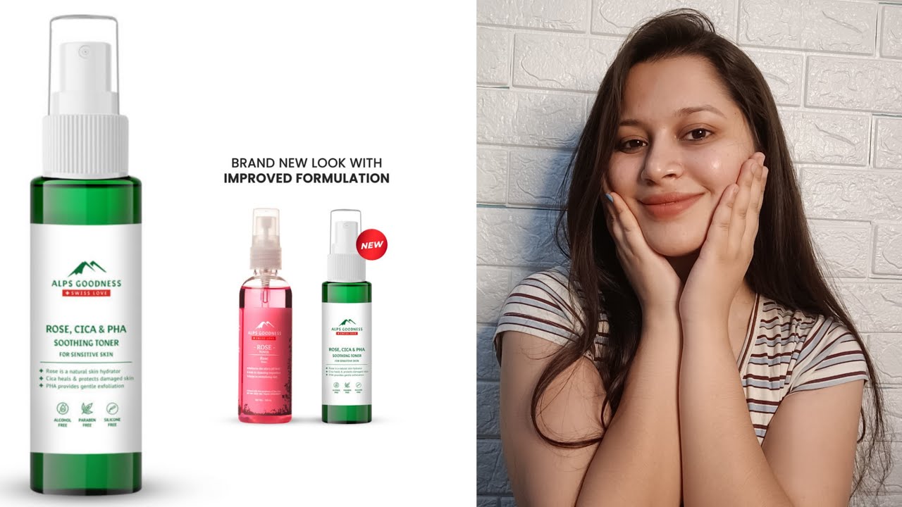 *New Launch* Alps Goodness Rose,Cica and PHA Toner Review and Demo | Best Toner for Sensitive Skin