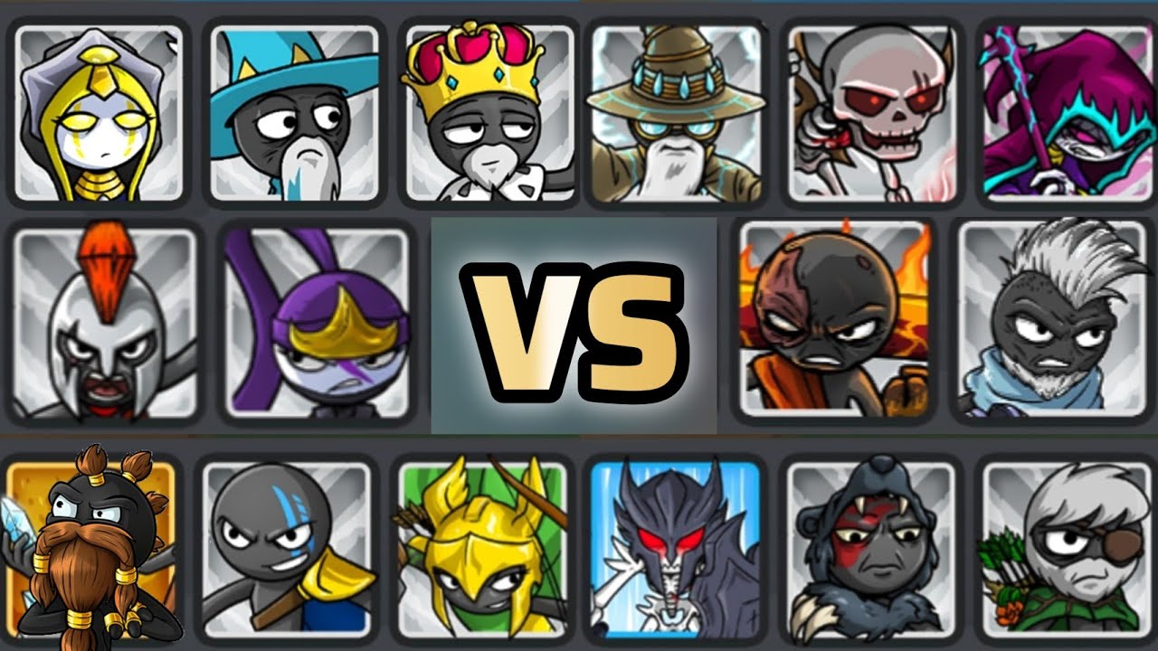 8 Generals Vs 8 Generals! Stick War: Saga All Generals Challenge Unit Battles!