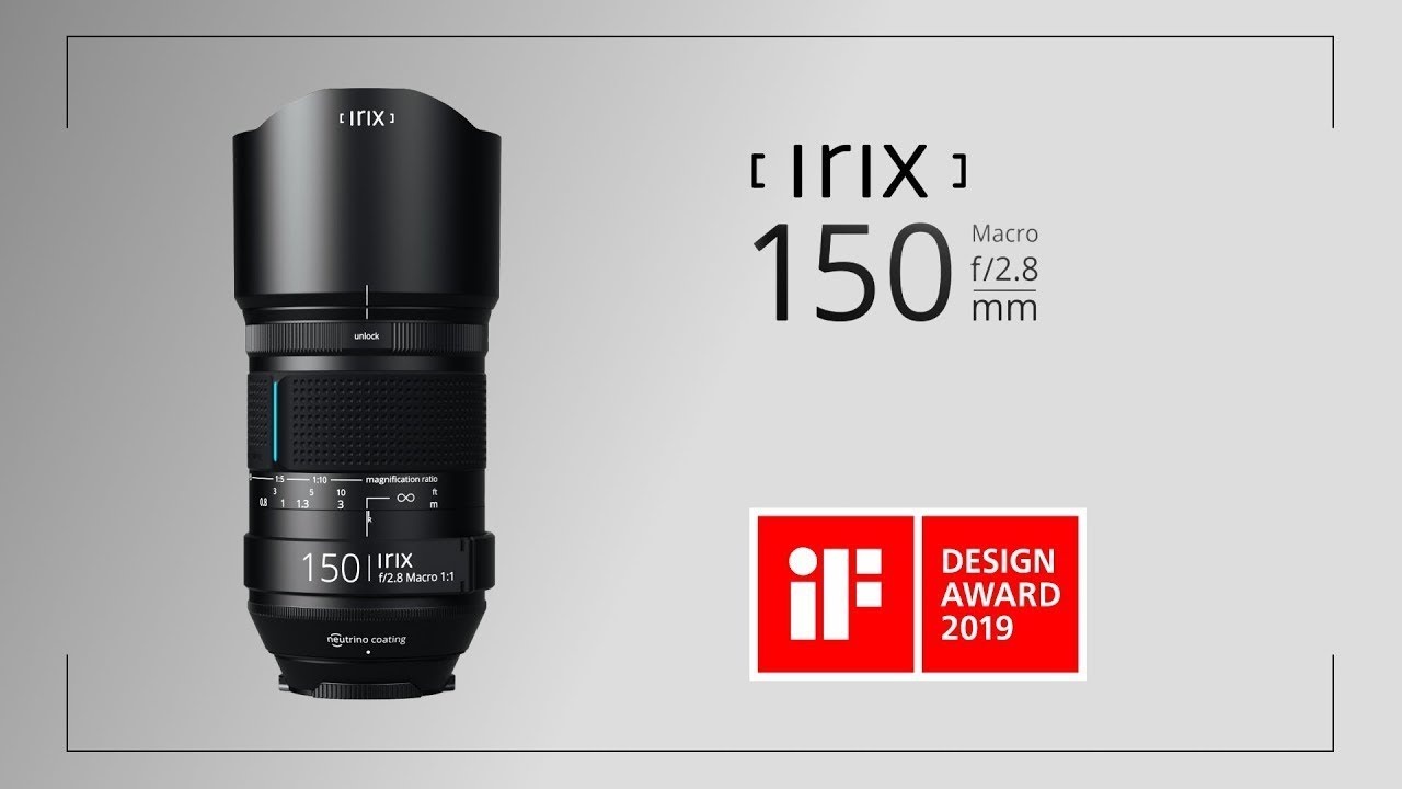 Irix 150mm f2 8 Macro 1:1 | iF DESIGN AWARD