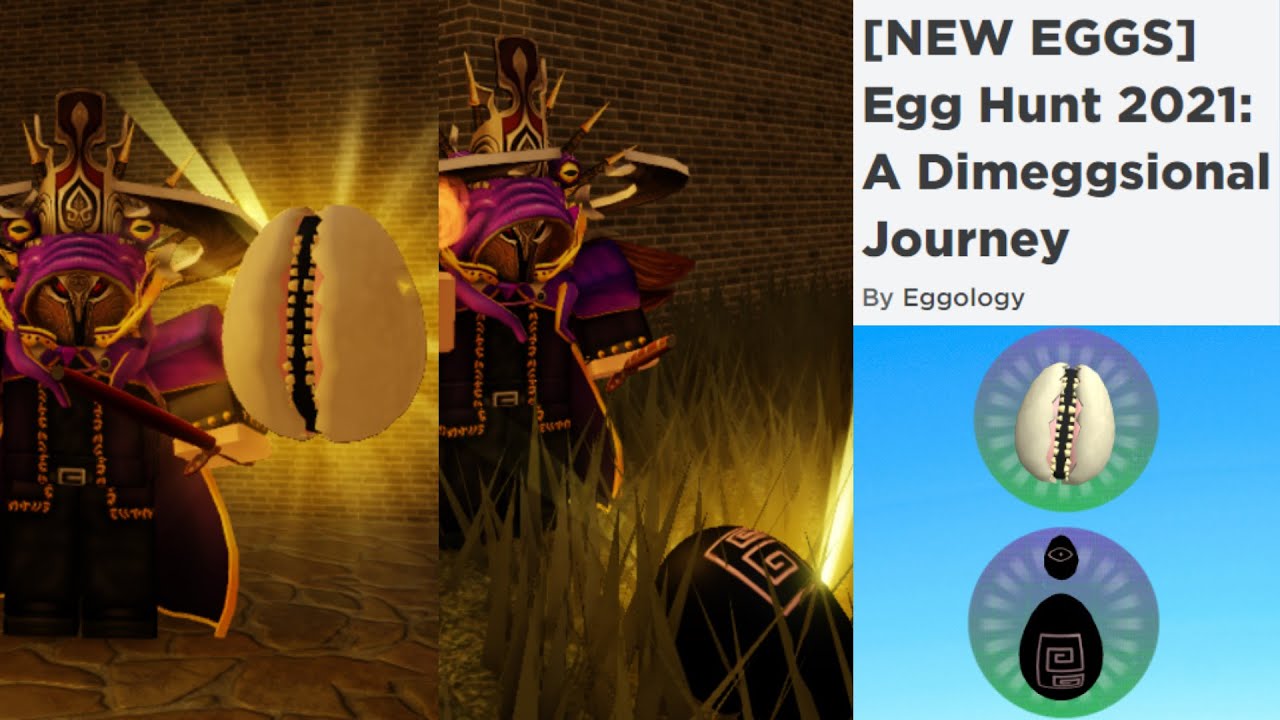 Tutorial: How To Get Cursed Egg + Egg of Spin in [FAN-MADE] Egg Hunt 2021: A Dimeggsional Journey!