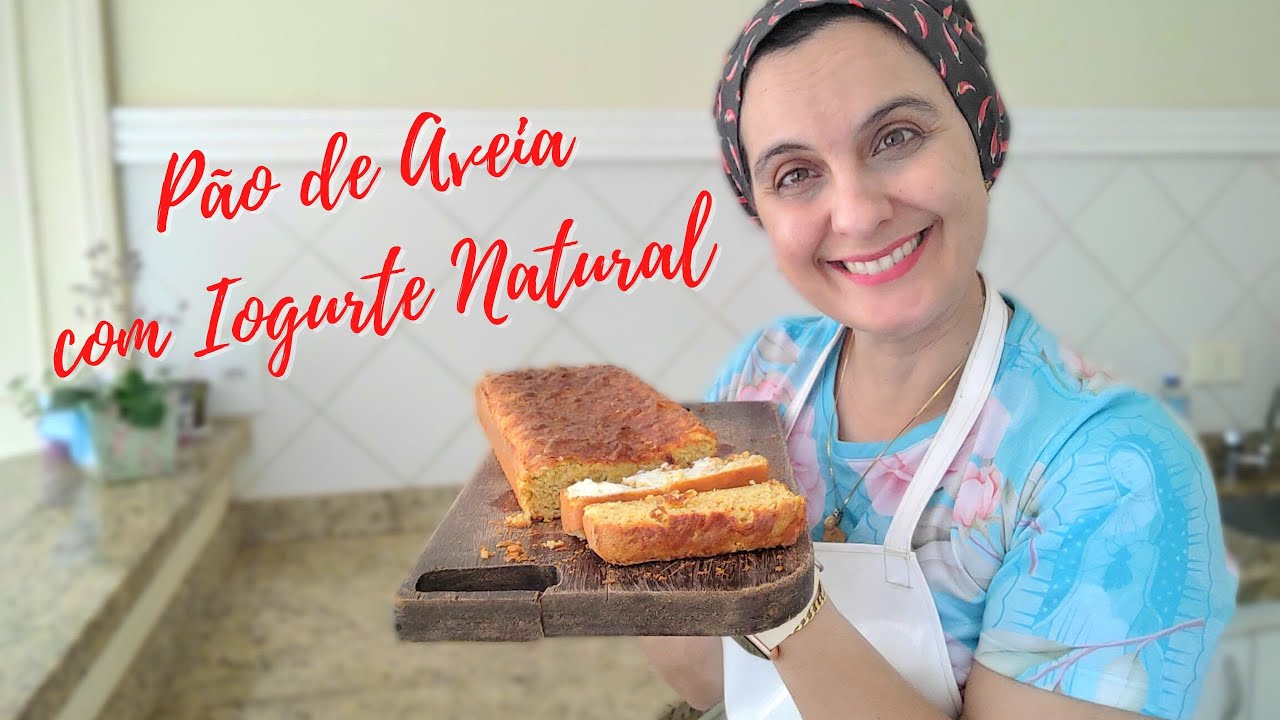 PÃO DE AVEIA COM IOGURTE NATURAL- fácil de fazer e bem saudável #fácildefazer #receitafit #saudavel
