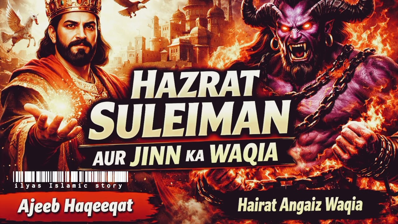 Hazrat Suleiman Aur Jin Ka Waqia| ilyas Islamic story 