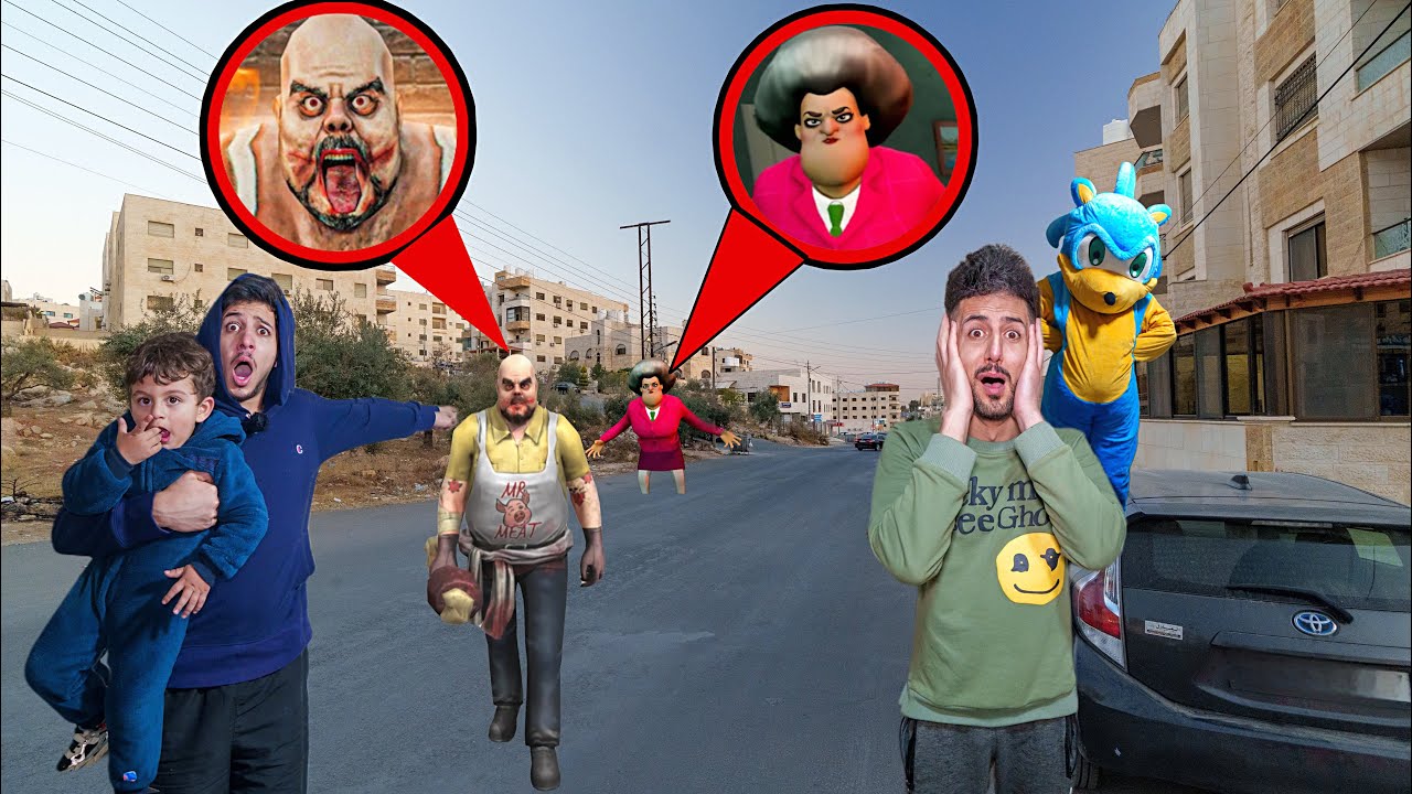 عملنا اقوى مقالب بالمعلمة الشريرة ارسلنا عليها السيد لحمة انتقمت من ايمن تيوبر 😭 شوفو ايش صار