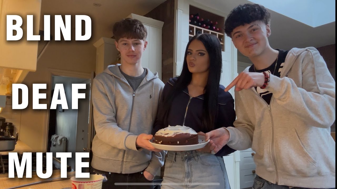 VLOG #3 | Blind, deaf, mute CHALLENGE BAKING A CAKE!