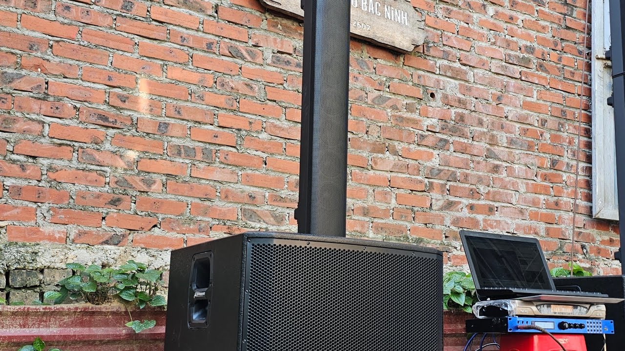 Test Hệ thống loa cột công suất lớn Turbosound ip3000