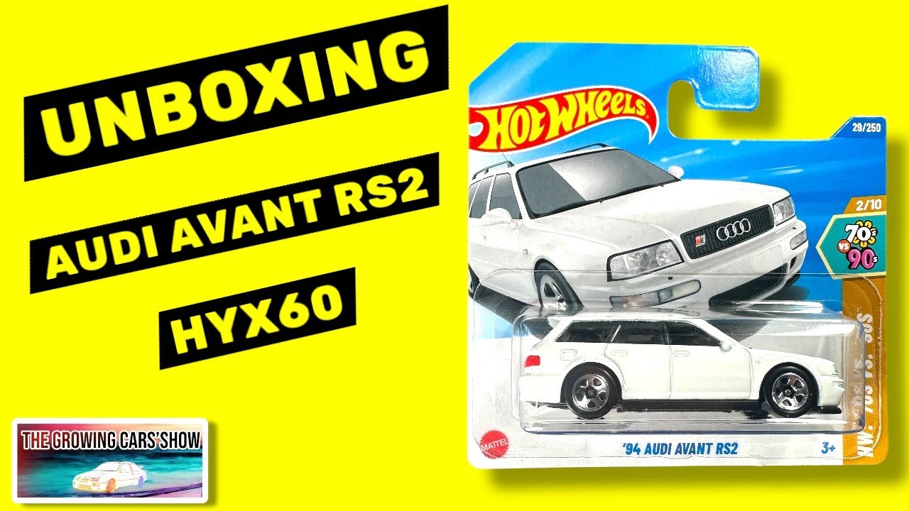 [UNBOXING] Audi Avant RS2 1994 HYX60 | Hot Wheels 1:64 Diecast Car