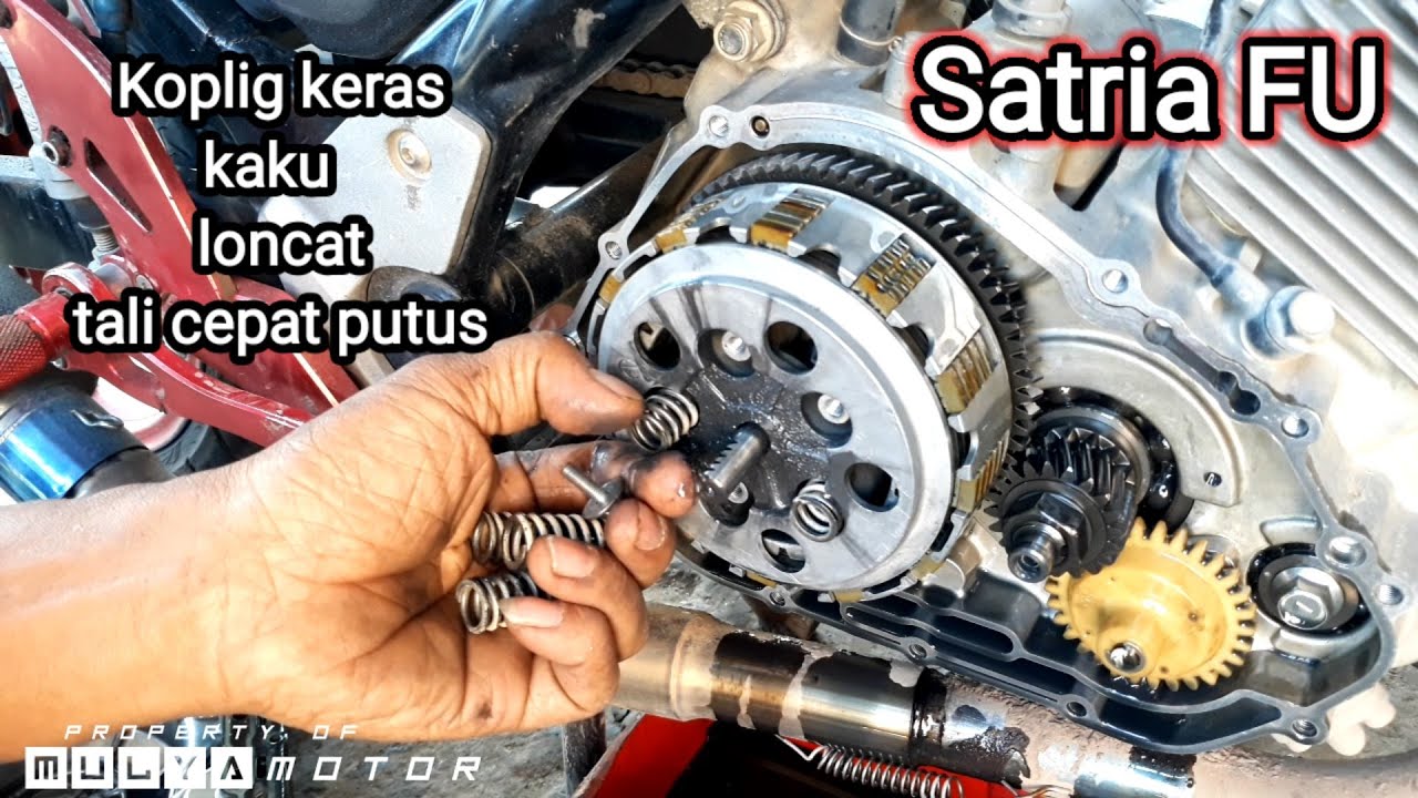 kopling Satria kaku dan keras...                              ini penyebab nya.