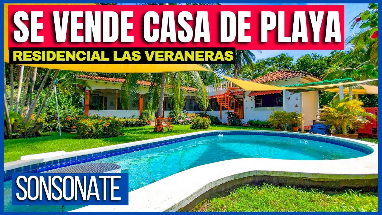 SE VENDE CASA DE PLAYA EN RESIDENCIAL LAS VERANERAS CERCA DE DECAMERON, PRECIO DE VENTA $240 MIL