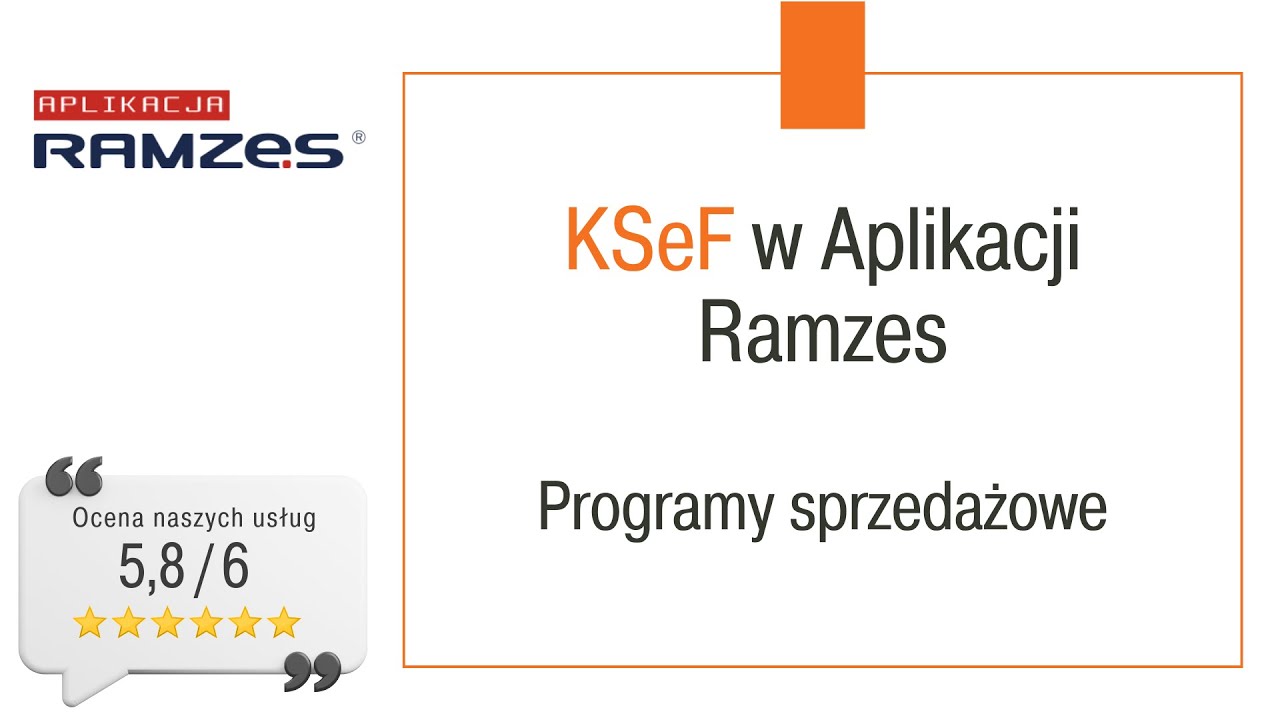 KSeF w Aplikacji Ramzes
