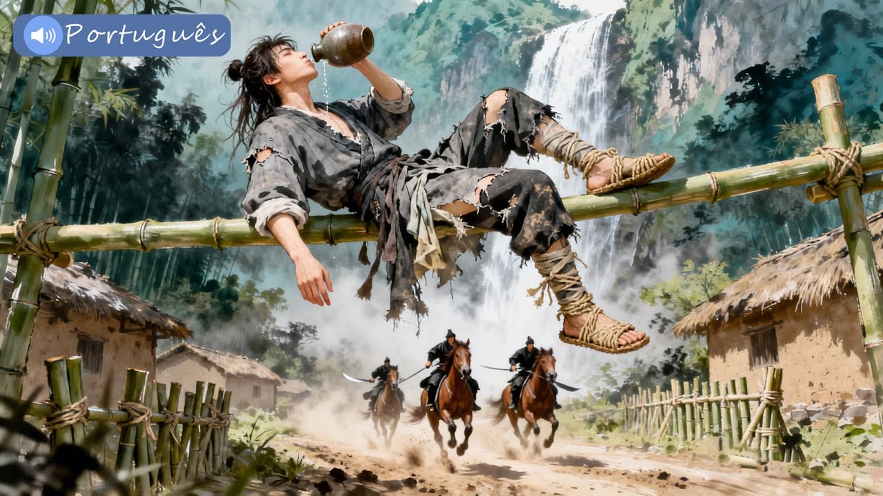 O rapaz inútil treinado por um mestre espadachim, 3 anos depois invencível e senhor do mundo!