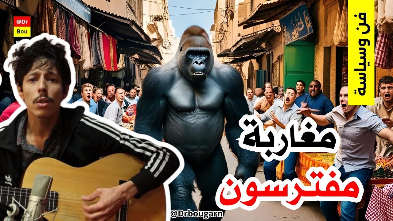 تفسير أغنية كونكانكينكو| تخيل لو قرد غوريلا عاش مع مغاربة مفترسين ماذا سيقع له؟