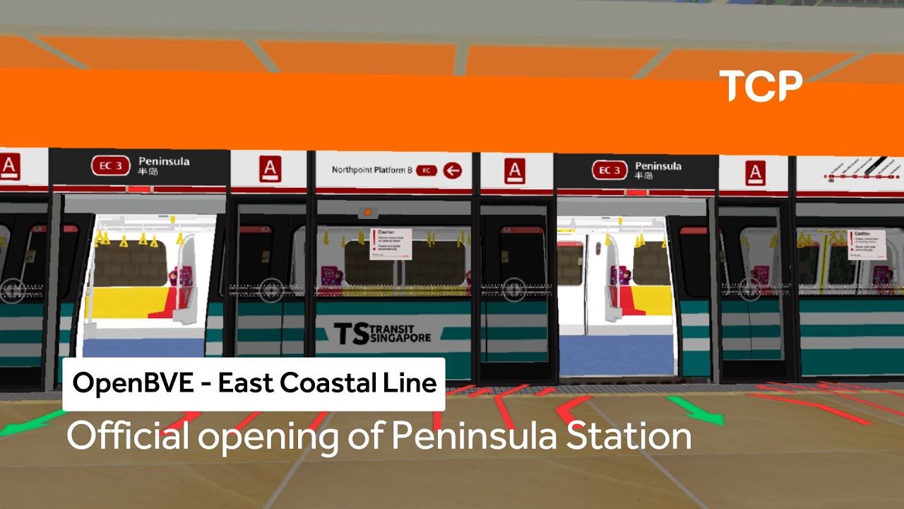 OpenBVE  - Opening of Peninsula Station
