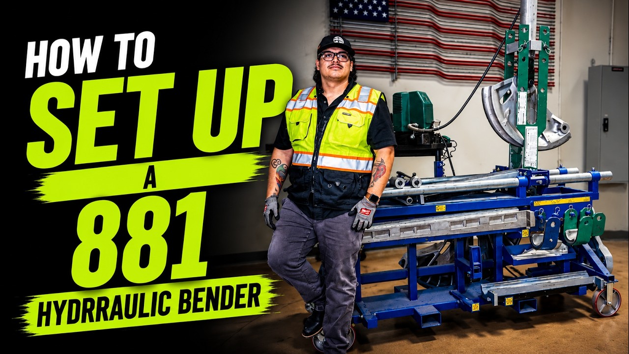 How To set up a 881 Hyrdraulic Bender | DP University