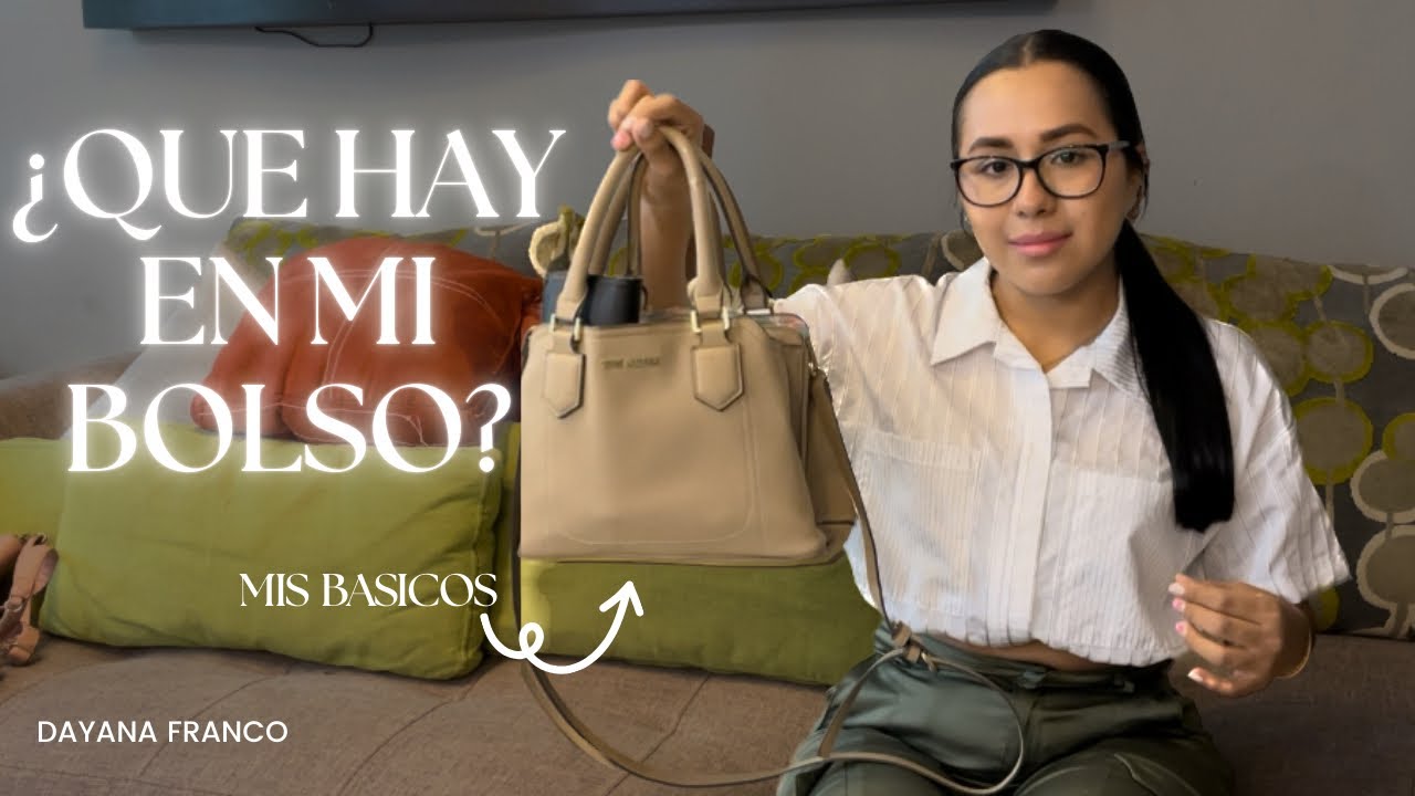 ¿QUE HAY EN MI BOLSO? 👜💗 | MIS BÁSICOS | DAYANA FRANCO