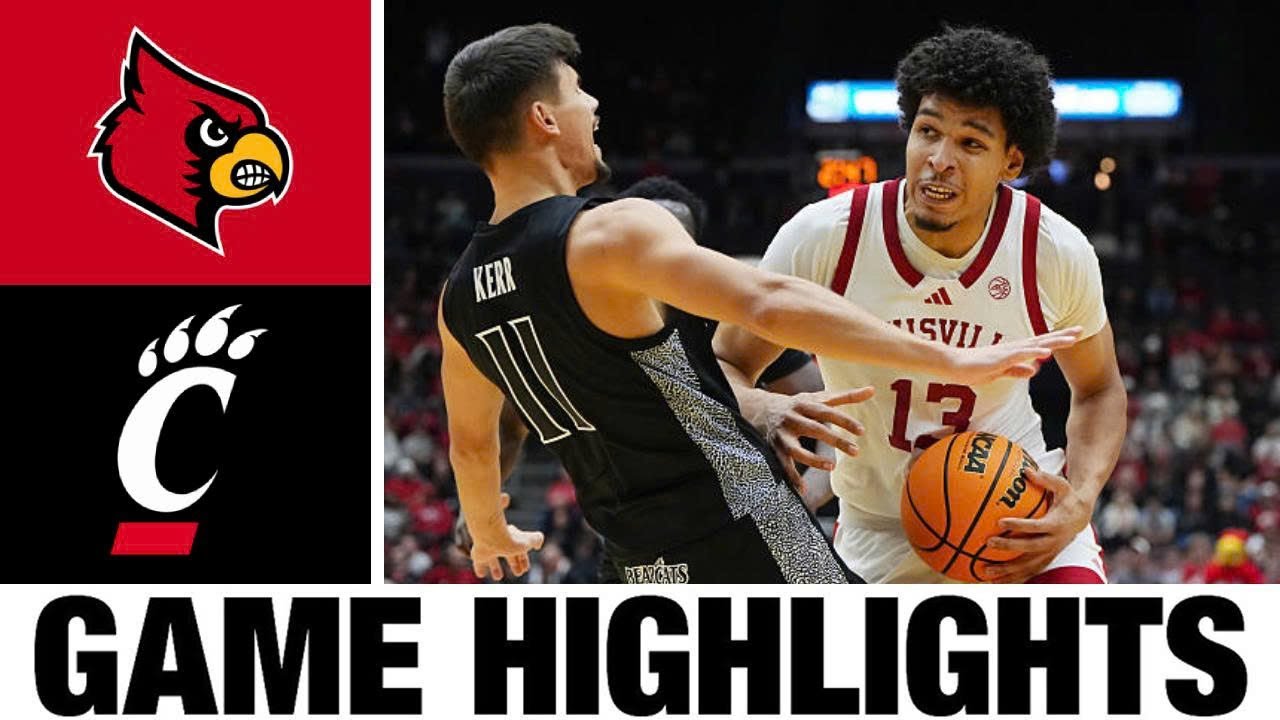 #6 Louisville vs Cincinnati Highlights | Men's Basketball | College Basketball 2025