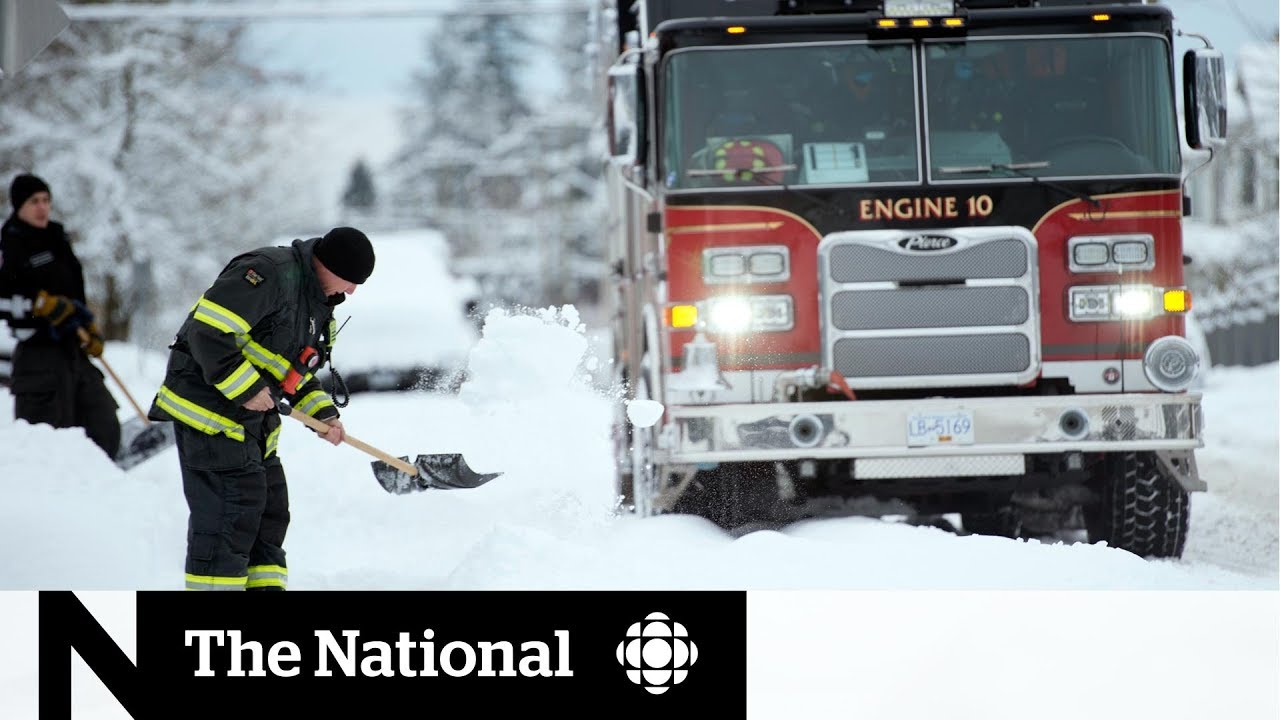 B.C.&rsquo;s Lower Mainland at standstill after rare winter storm