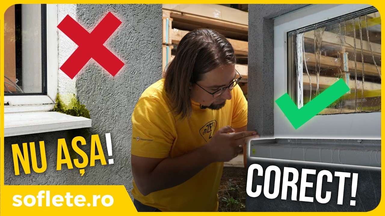 Cum MONTEZI CORECT un PERVAZ si ce GRESELI SA EVITI?