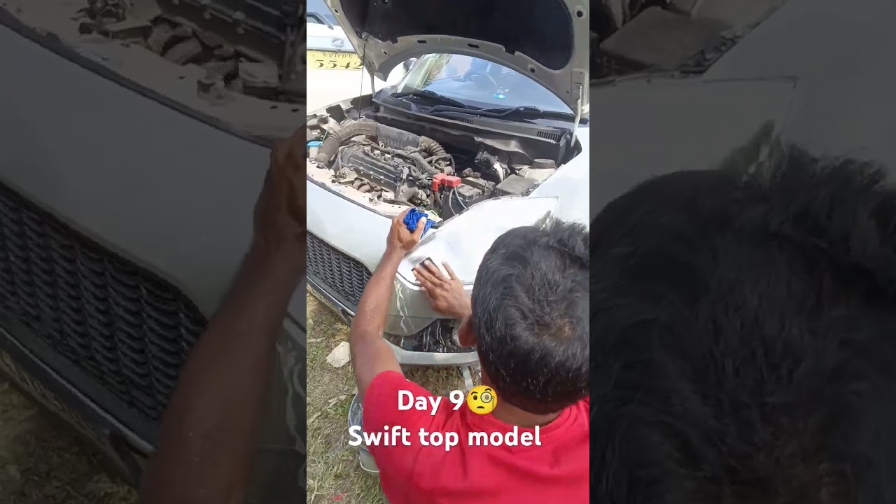 Maruti Suzuki Swift top model headlight polish 🔥🤙💥🚗#marutisuzukilovers #swift
