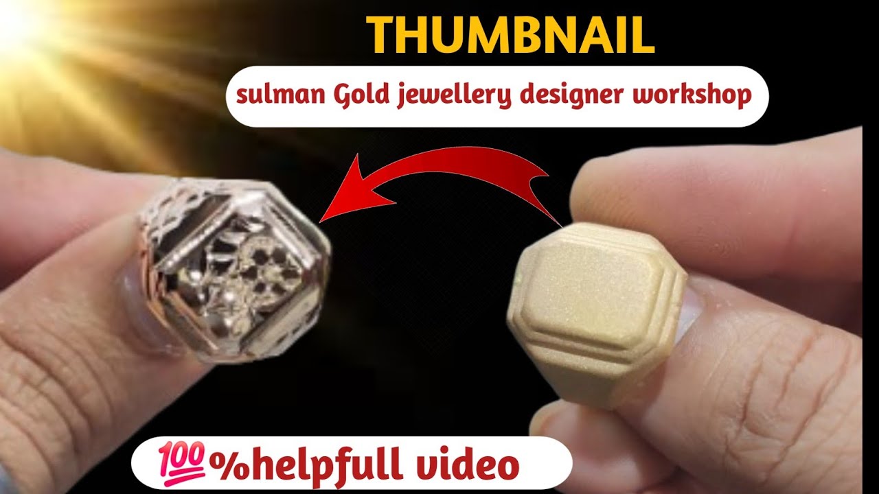 Amazing Gold jents ring process Expert Gold Smith Makes a Beautiful 21k jents ring.