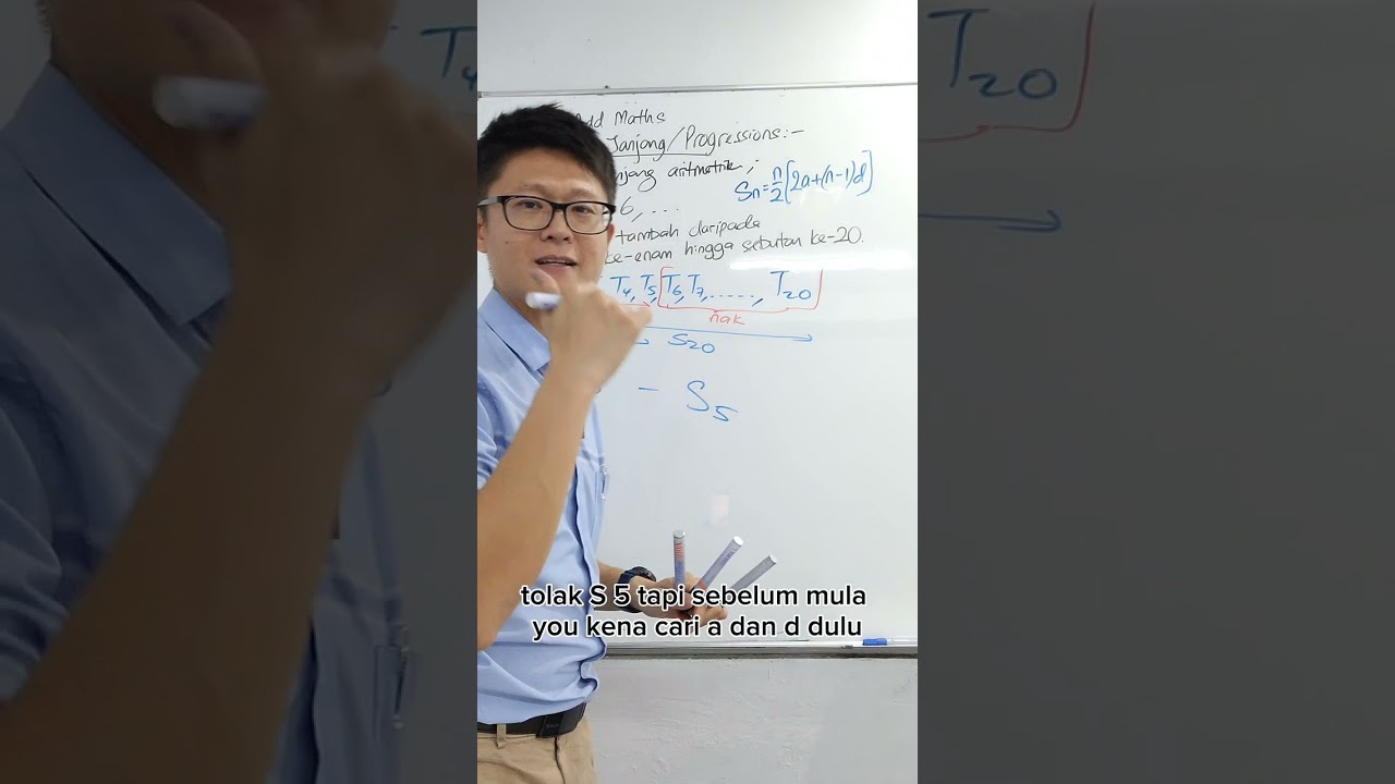 Tingkatan 4 | Matematik Tambahan | Bab 5: Janjang Aritmetik (SPM tips 2)