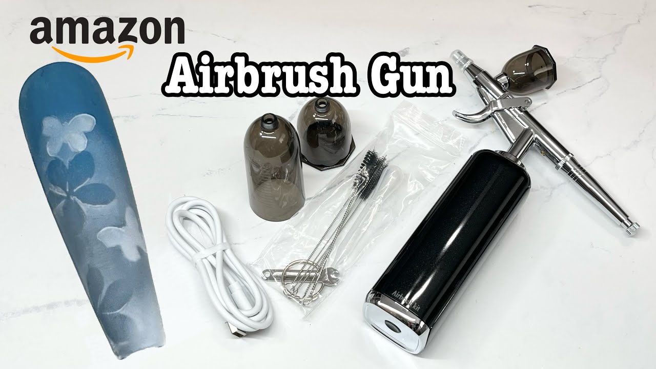 HOW TO OMBRE NAILS WITH GEL POLISH | CORDLESS AIRBRUSH KIT From Amazon