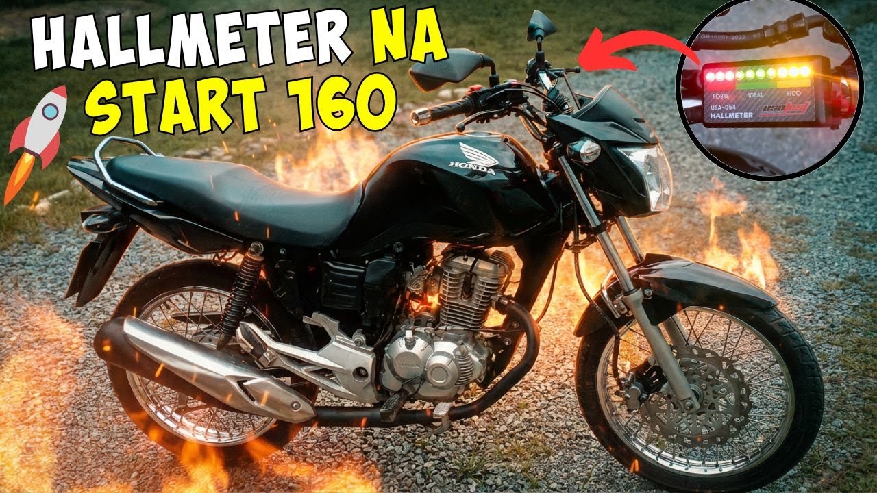 COMO INSTALAR HALLMETER NA SUA 160 TITAN/FAN/START 🚀🔥  *Instalação fácil*