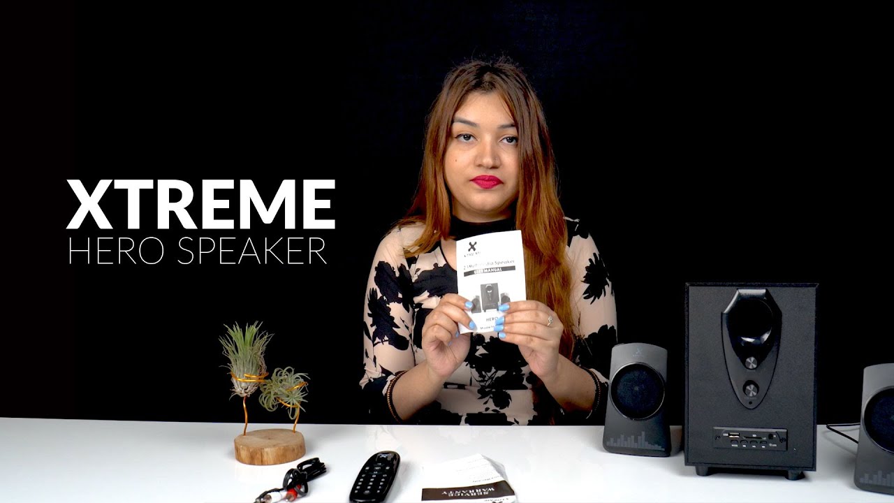 XTREME HERO Speaker | মাল্টি মিডিয়া স্পিকার | স্টাইলিশ লুকের সাব উফার স্পিকার