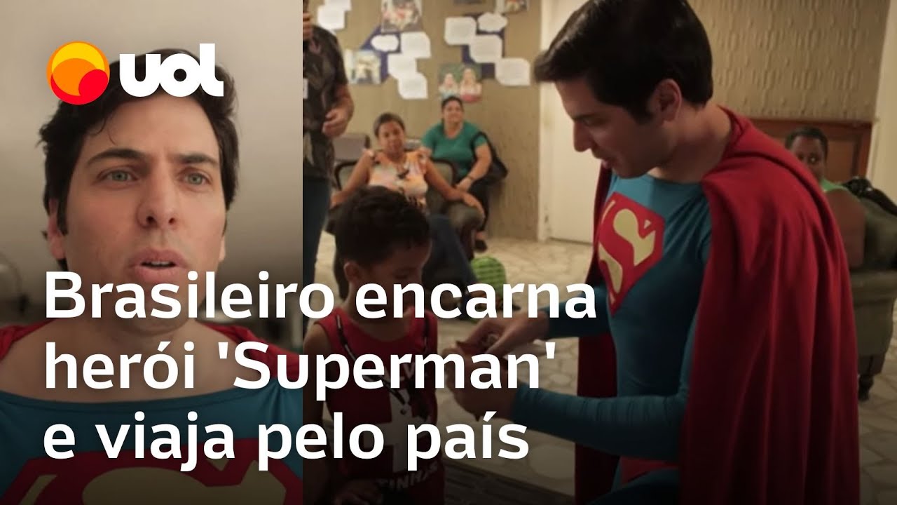 Superman brasileiro viaja o país: 'Deixando legado que corresponde à imagem do herói'