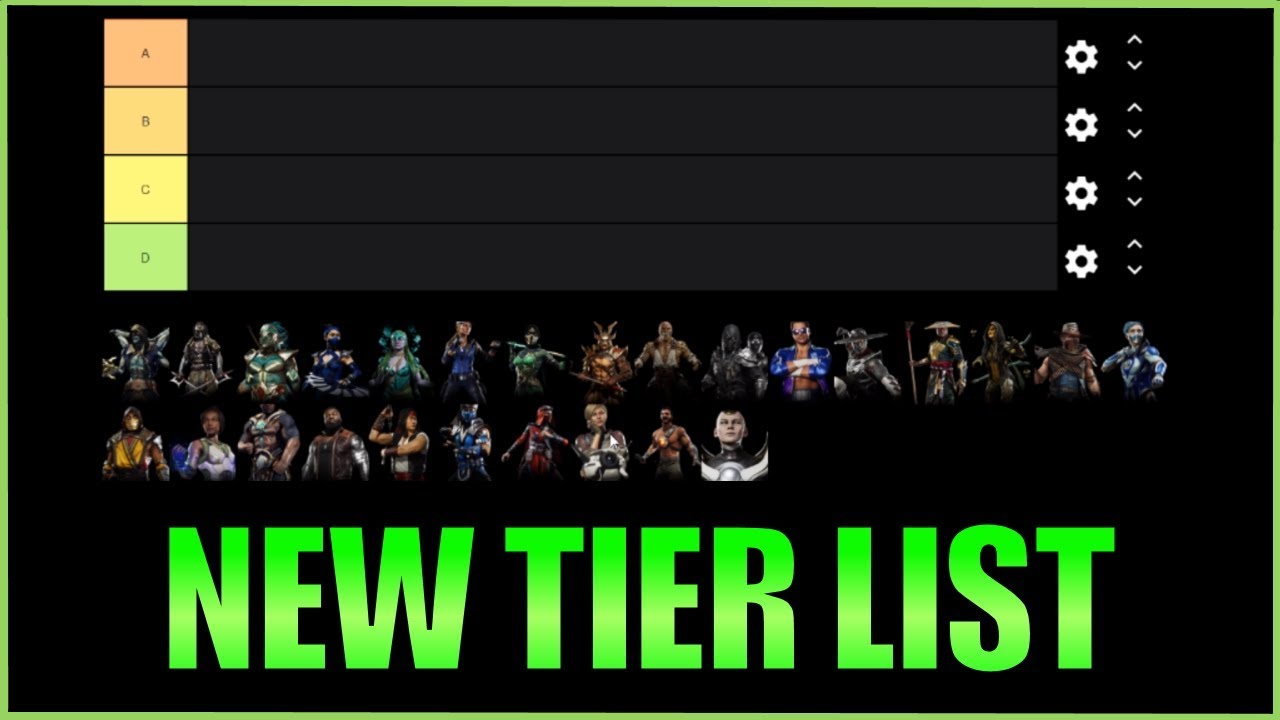 SonicFox - New Character Tier List 【08/19/2019  Mortal Kombat 11】