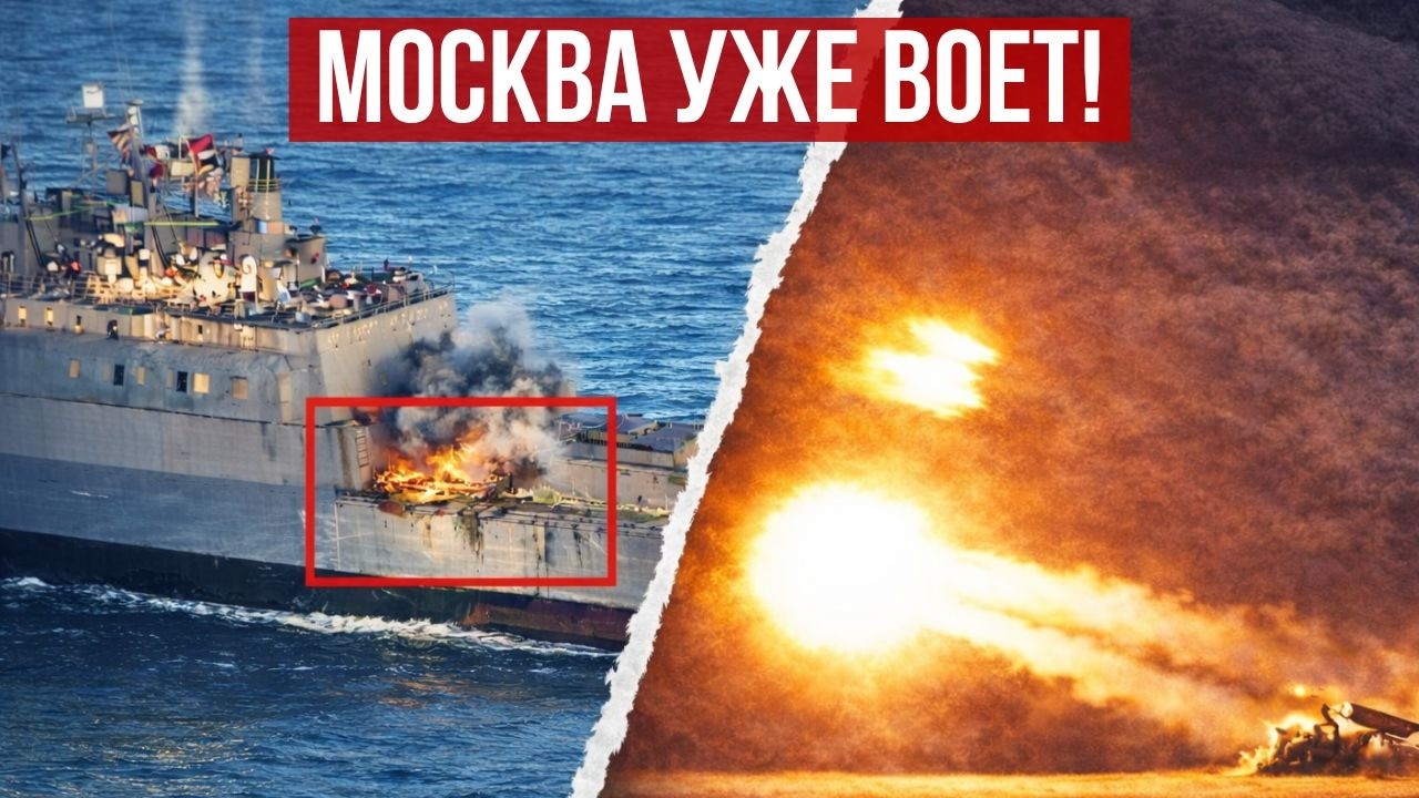 Двойной удар по флагману ЧФ РФ! Мощная атака в Черном море
