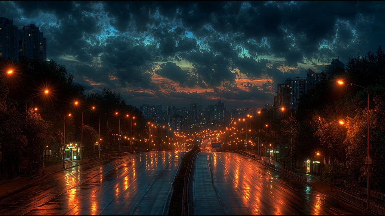 Leave Your Thoughts Behind on the Rainy Road