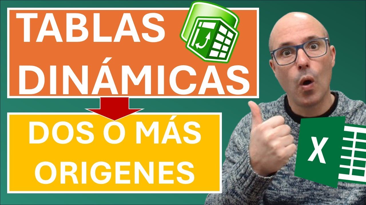 ✅ TABLA DINÁMICA a partir de DOS TABLAS en #excel