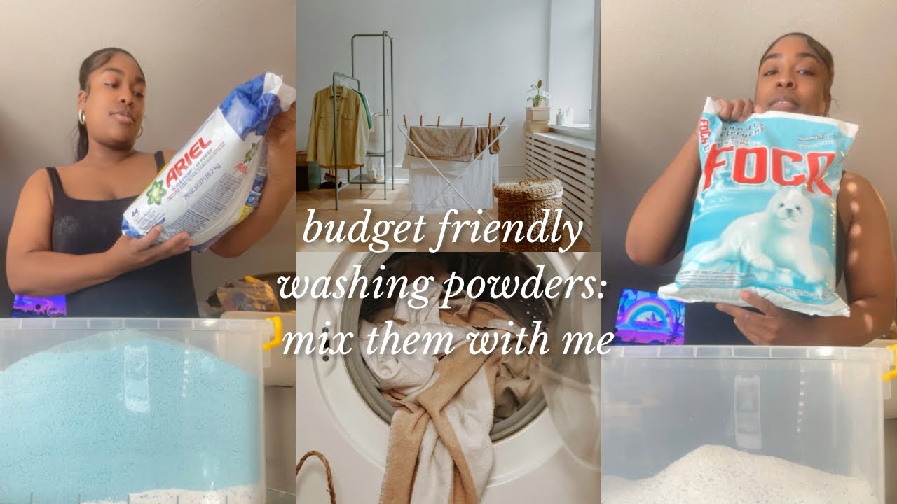 💰Budget Friendly Washing Powders: Mix Them with Me! 