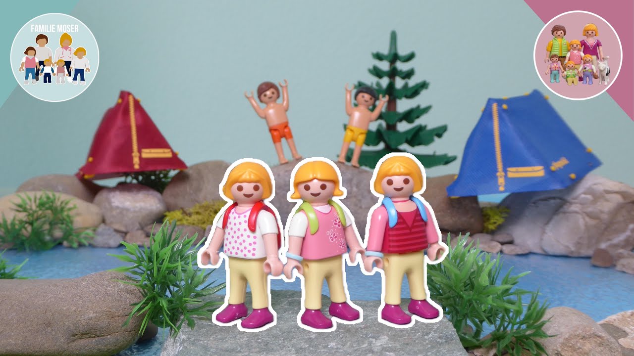 Playmobil Film deutsch/ Das verrückte Pfila mit @Familie_Moser 🏕️ Streiche, Spiele Spass