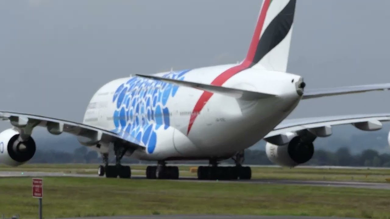 Emirates A380 - Glasgow Airport