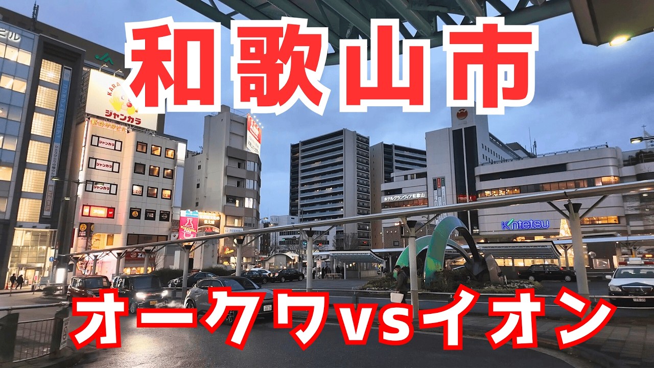 【和歌山市】商業のドーナツ化が顕著な和歌山市の実態は商業、工業、観光とバランスの取れた万能都市【Wakayama City】