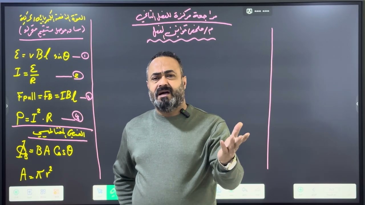 المراجعة المركزة للفصل الثاني الجزء الأول 