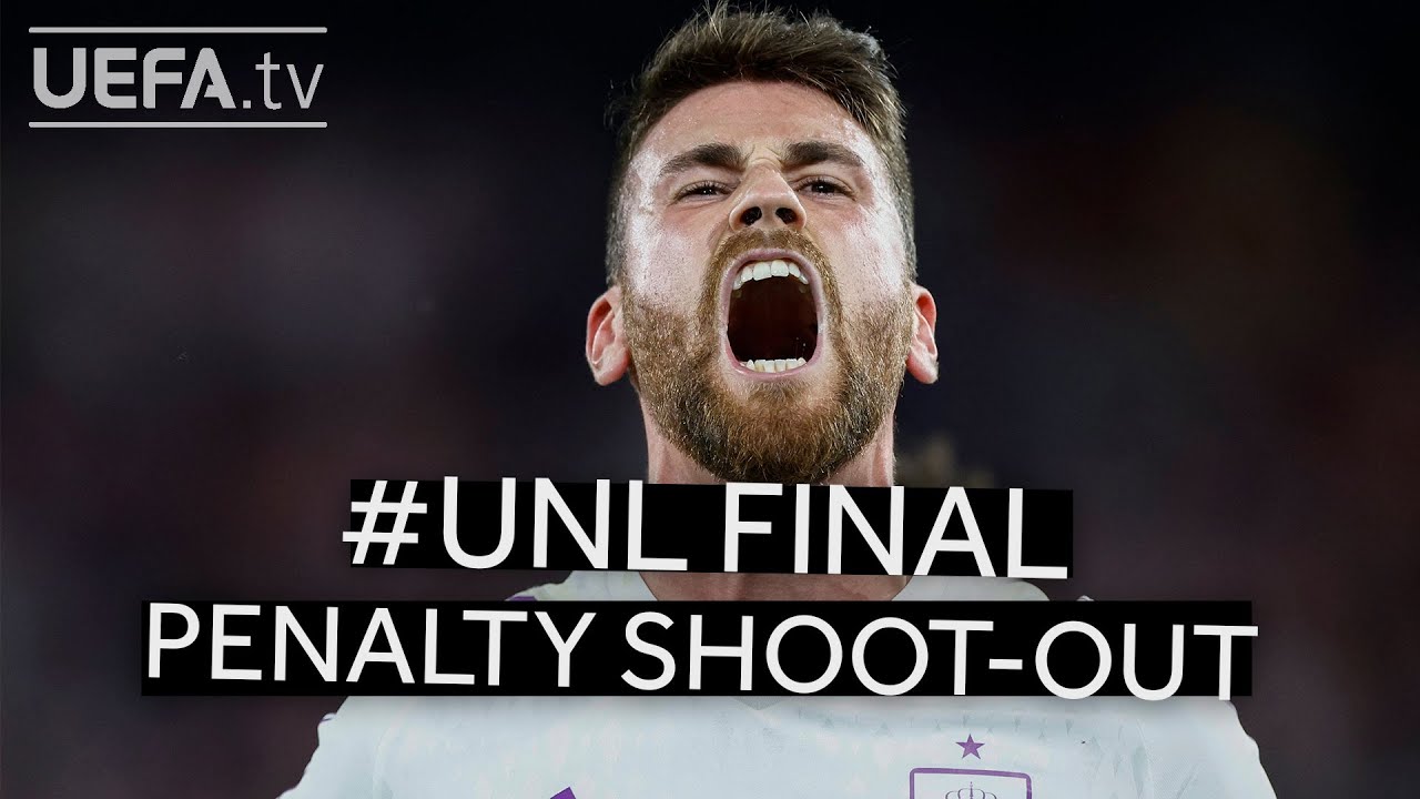 CROATIA 0-0 SPAIN, #UNL FINAL | The full penalty shootout