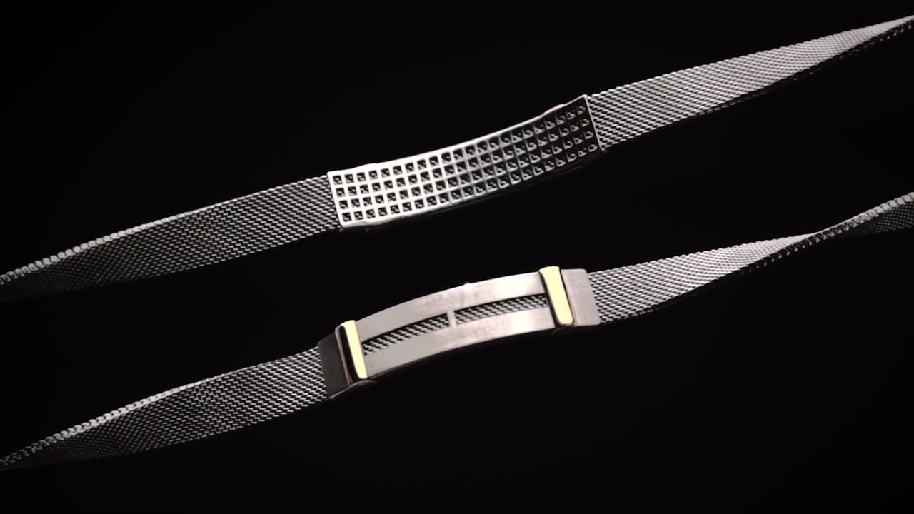 Men of Platinum | Modern Platinum & Rose Gold Bracelet for Men JL PTB 813 by Jewelove