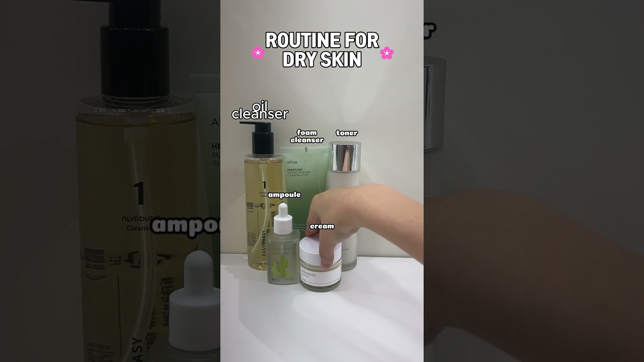 Routine for Dry Skin💨 #kbeauty #koreanskincare