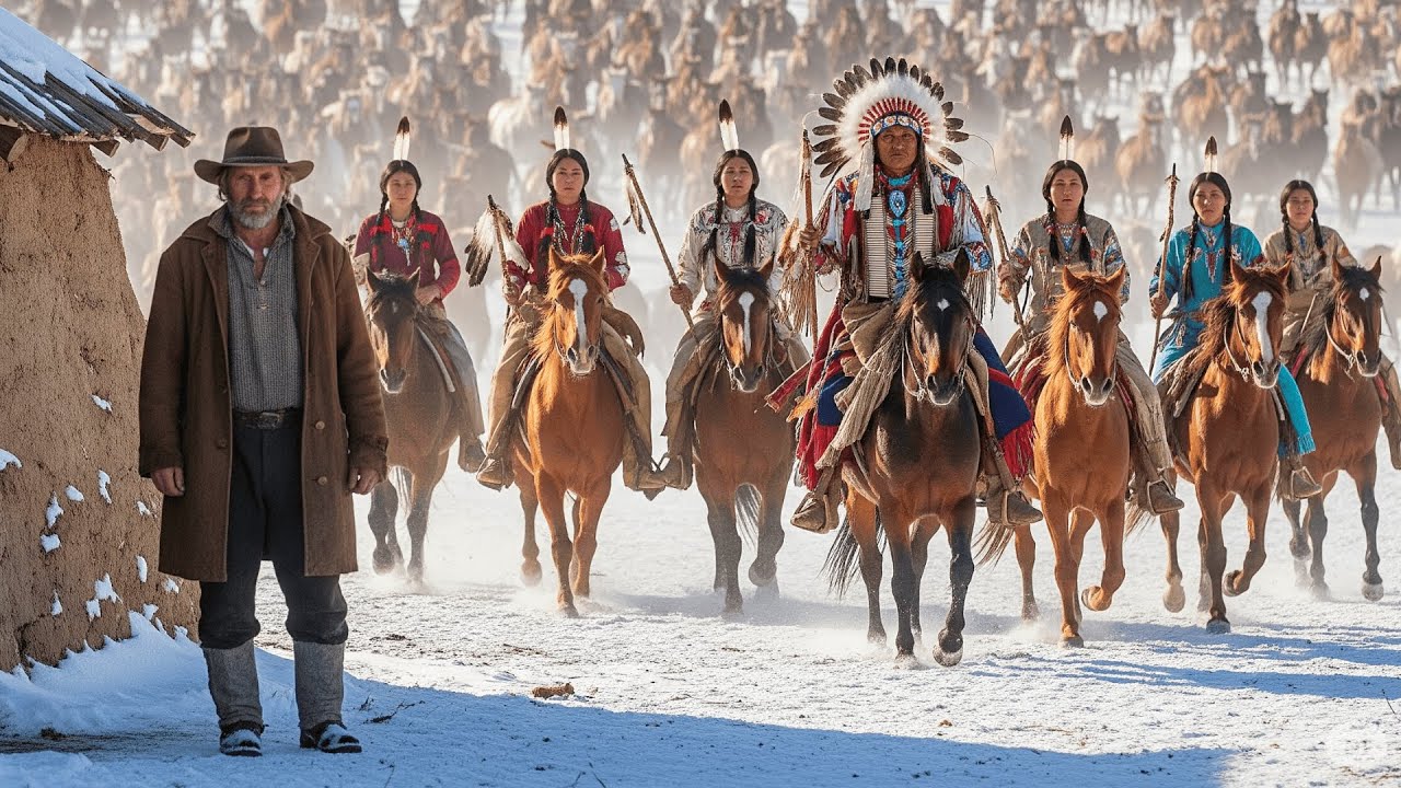 A Poor Farmer Offered His Only Horse to a Wounded Brave—The Brave Returned with a Herd of 500...