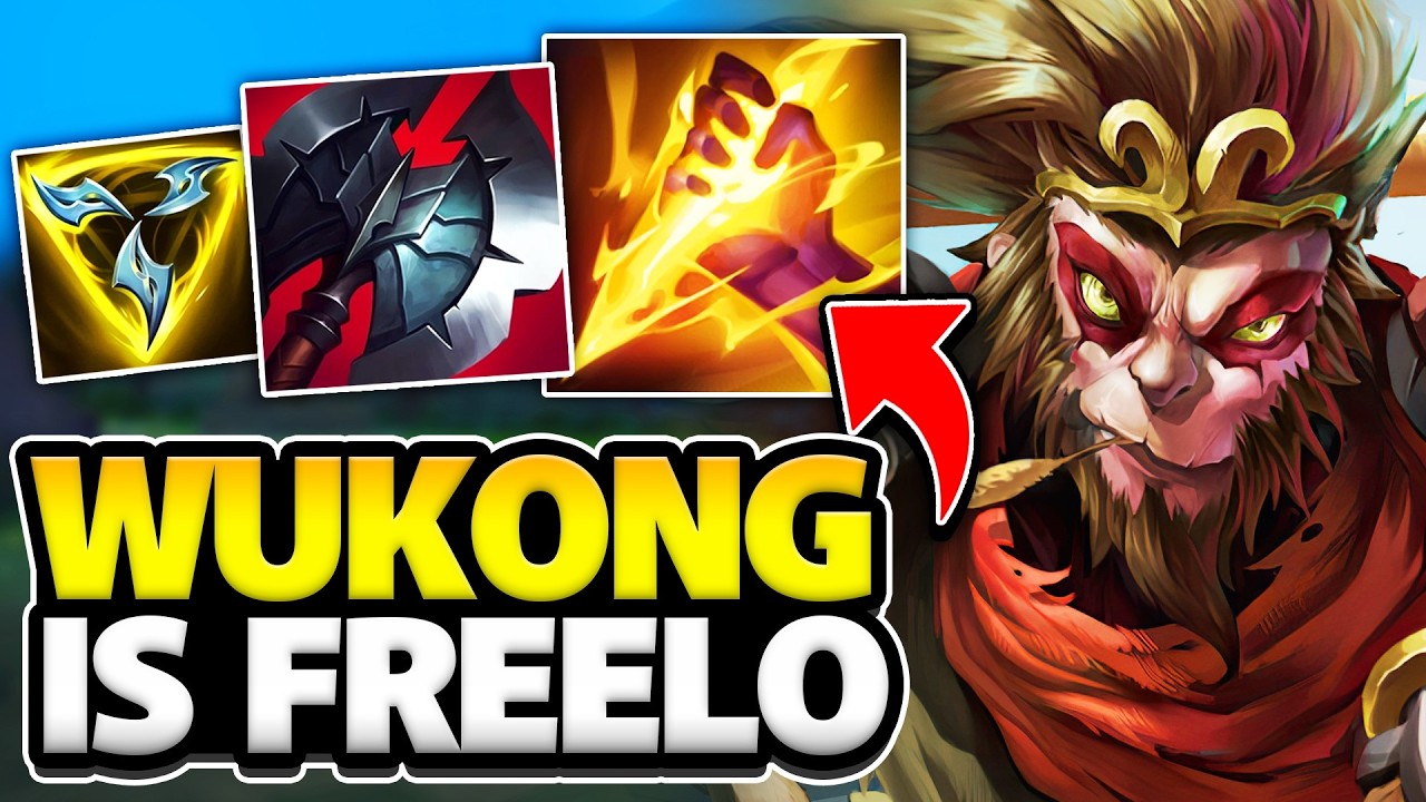 IF YOU SUCK AT JUNGLING THEN LOCK IN WUKONG! (THIS CHAMP IS NOOB PROOF)
