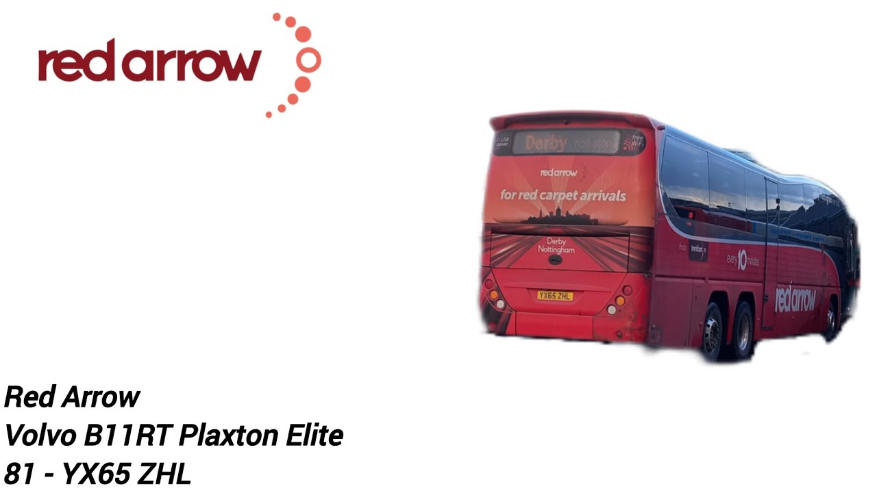 Trentbarton 81 - YX65 ZHL | Volvo B11RT Plaxton Elite | Red Arrow