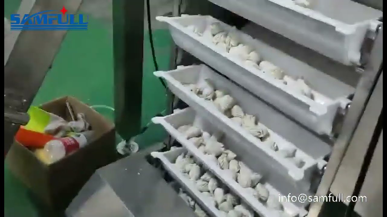 Samfull frozen dumpling weighing packaging machine