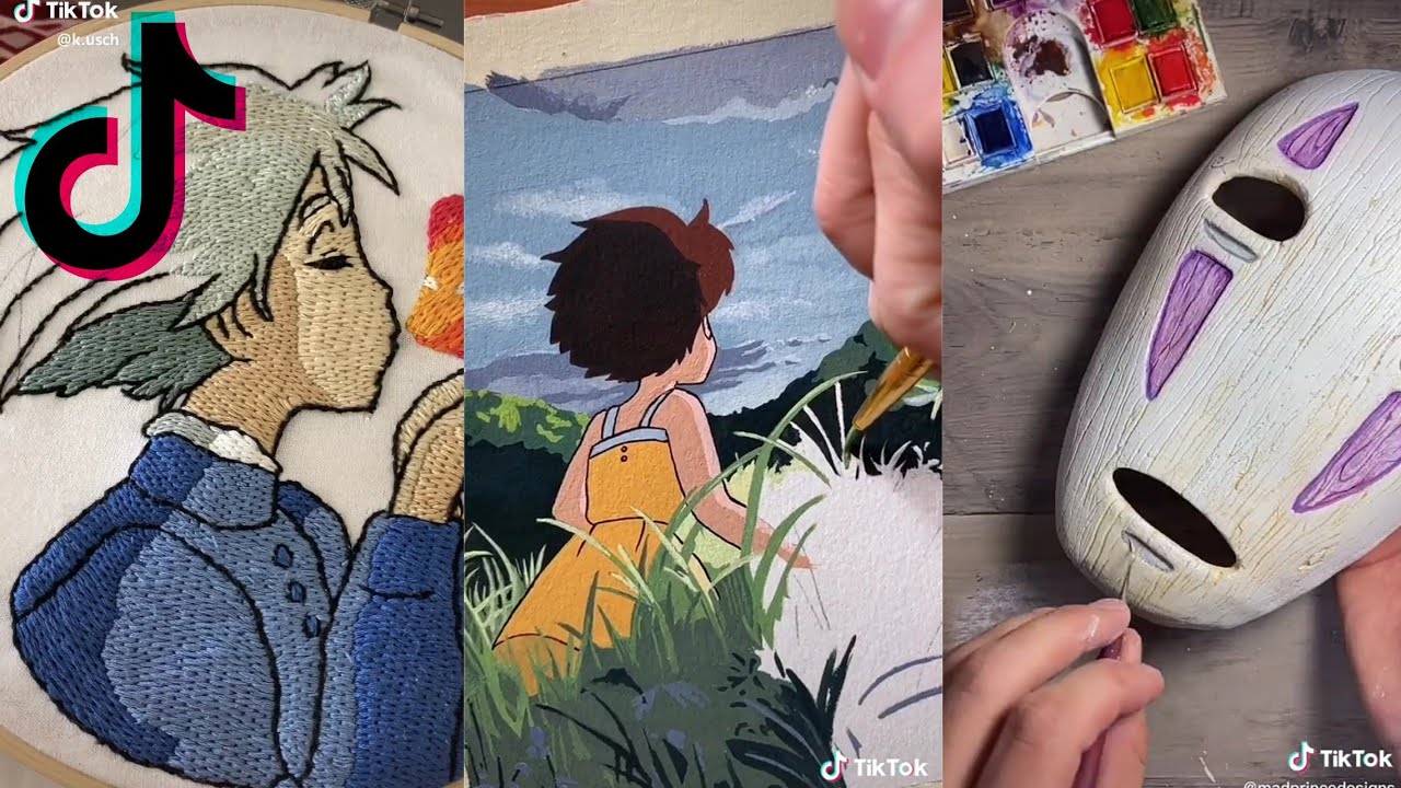 Studio Ghibli art Tiktoks you might like !