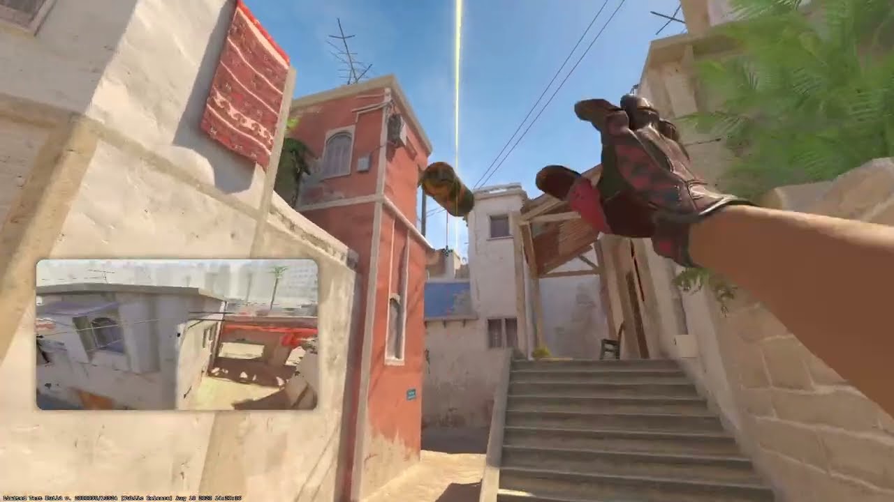 FAST Mirage B Smokes to Rush - CS2