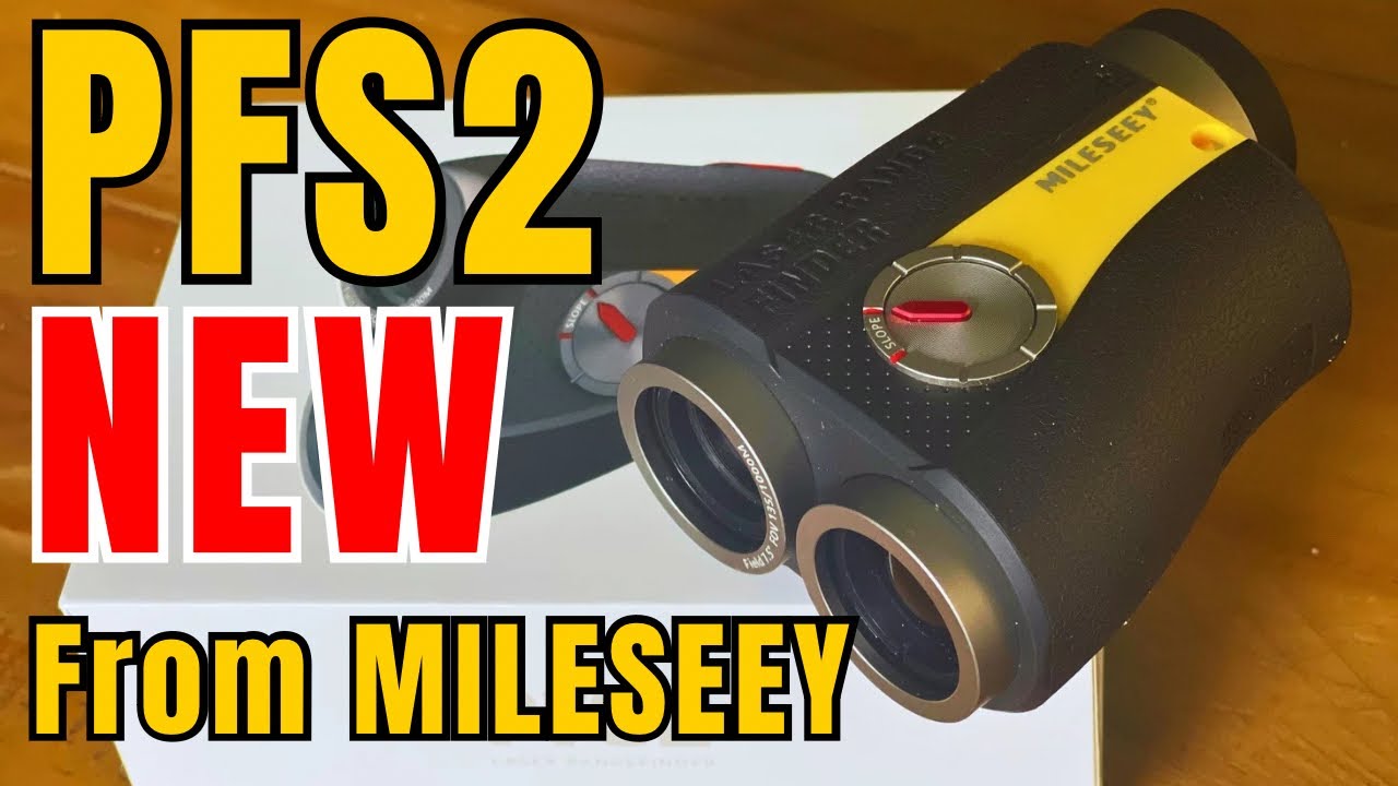 THE NEW PFS2 RANGEFINDER FROM MILESEEY GOLF