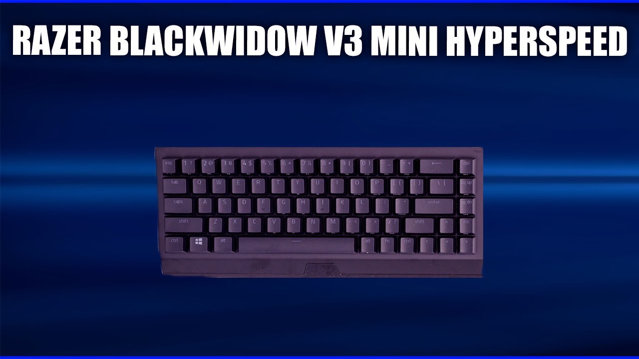 Игровая клавиатура Razer BlackWidow V3 Mini HyperSpeed (Green, Yellow Switch)