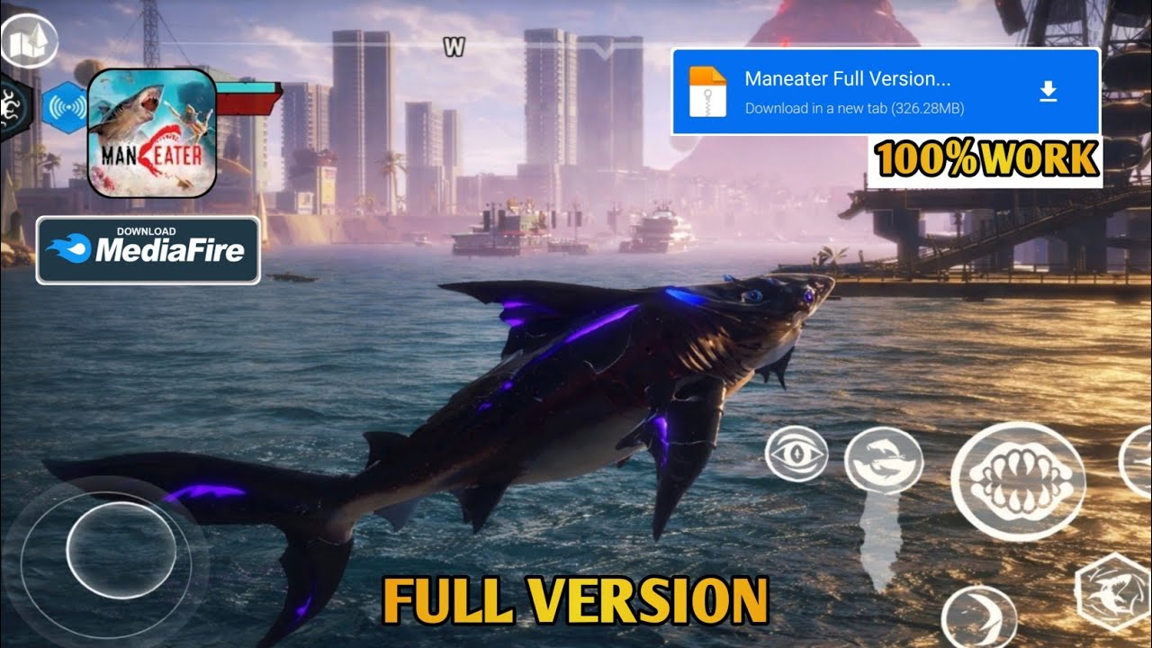 Akhirnya Bisa Main Maneater Full Game di Android, Open World Shark RPG Brutal